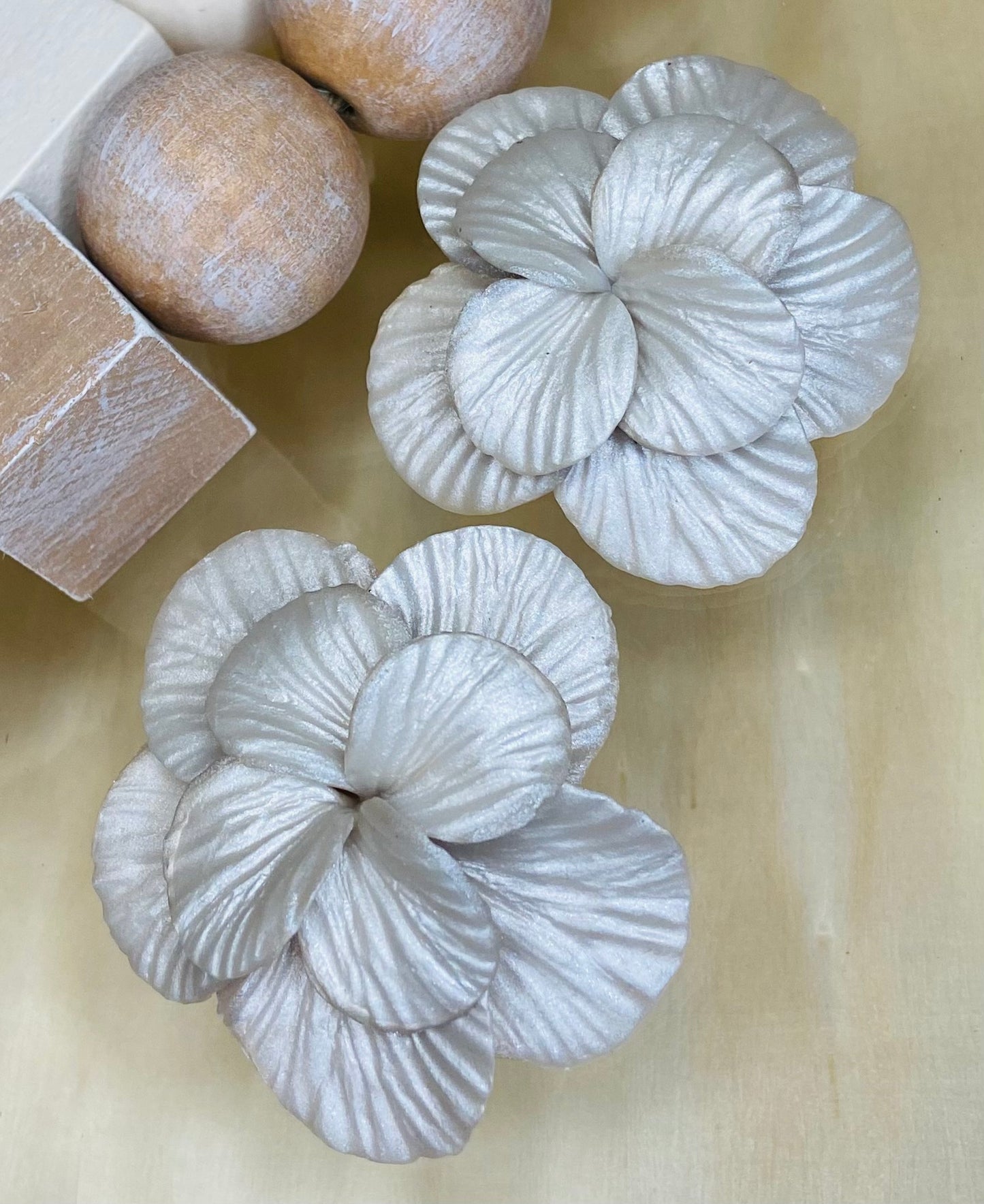Ivory Flower Studs