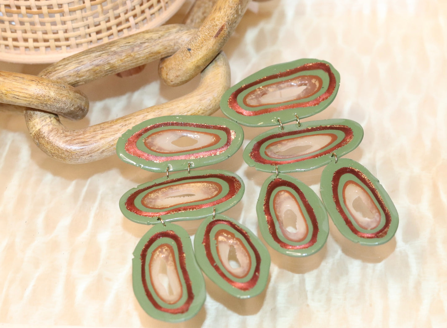 Olive Green Drops